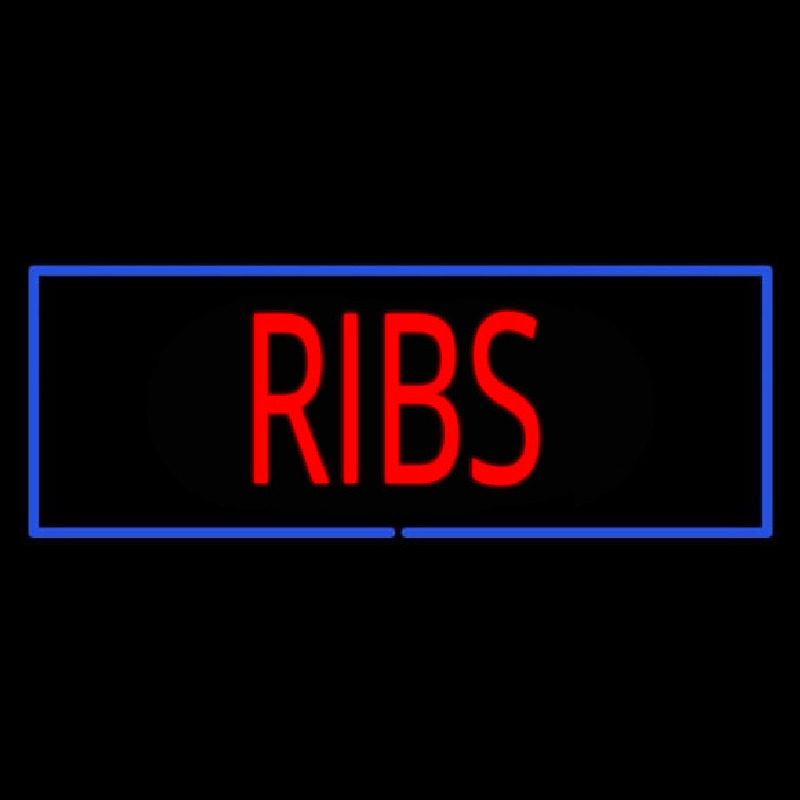 Ribs Leuchtreklame