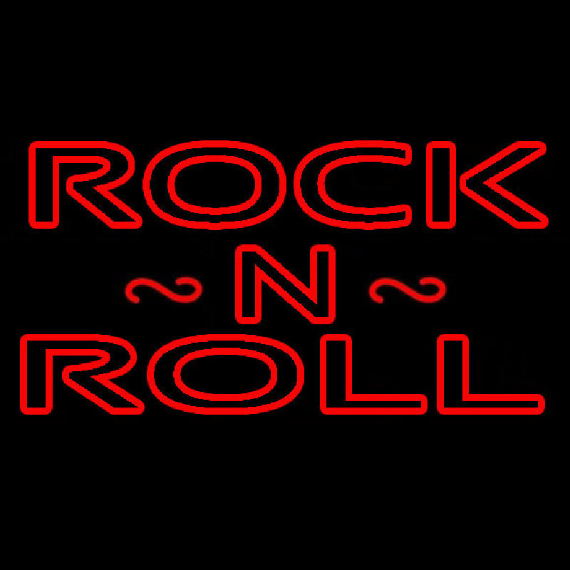 Rock N Roll Red Leuchtreklame