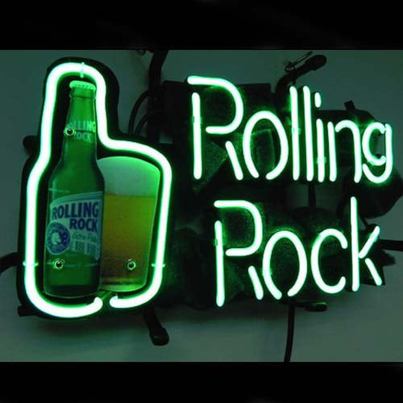 Rolling Rock Bier Bar Leuchtreklame