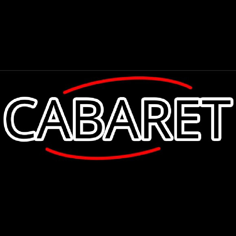 Round Cabaret Leuchtreklame