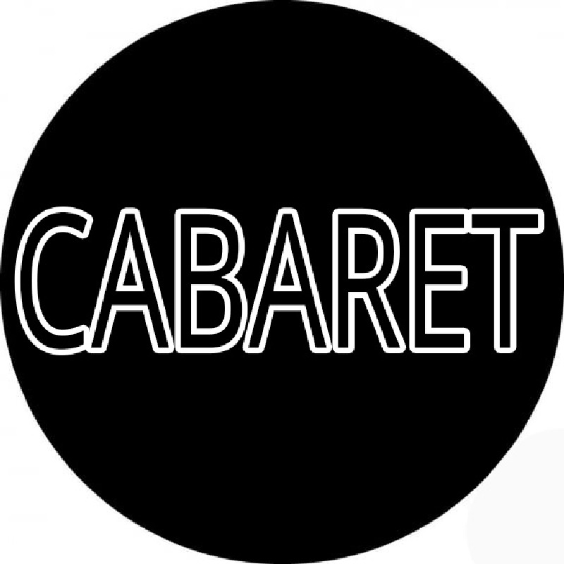 Round Cabaret Leuchtreklame