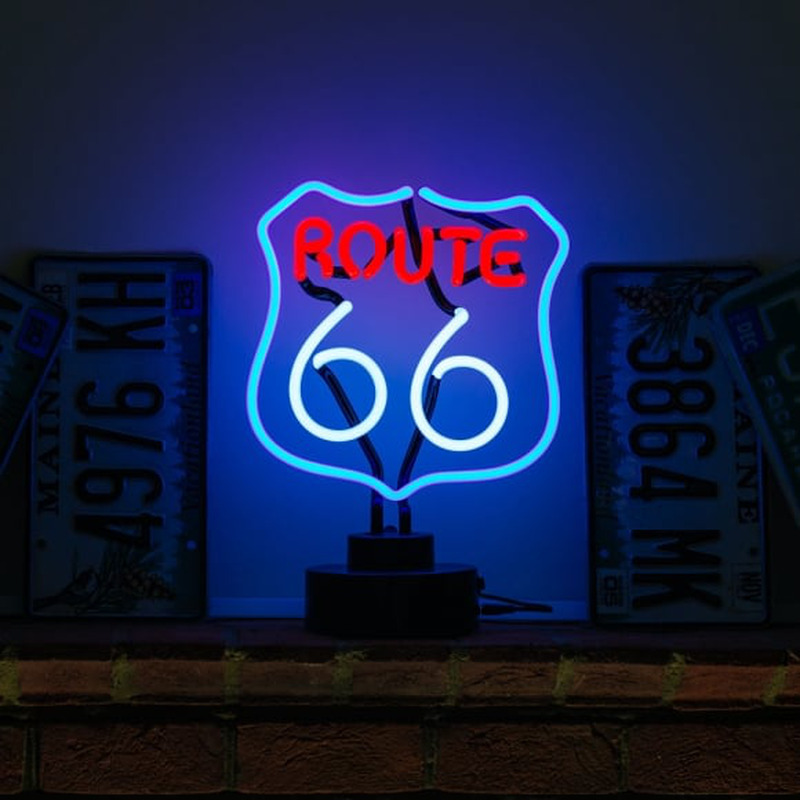 Route 66 Desktop Leuchtreklame