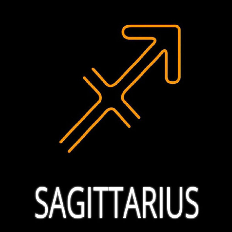 Sagittarius Logo Leuchtreklame