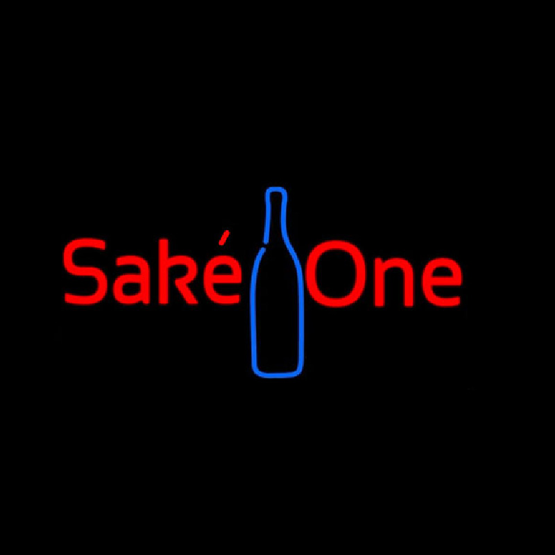 Sake One With Bottle Leuchtreklame