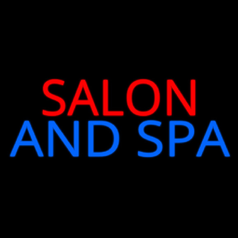 Salon And Spa Leuchtreklame