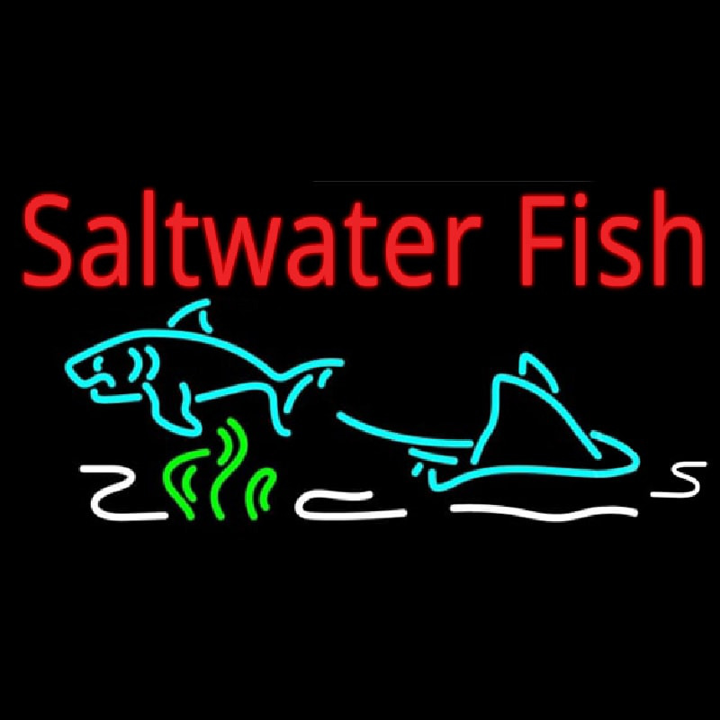 Saltwater Fish Leuchtreklame