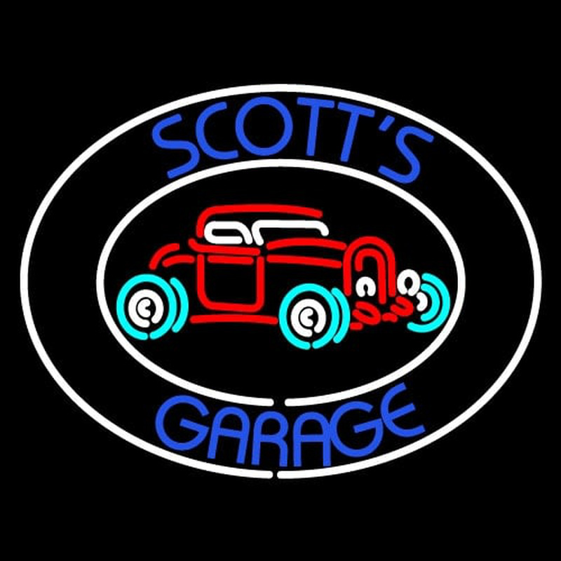 Scotts Garage Leuchtreklame
