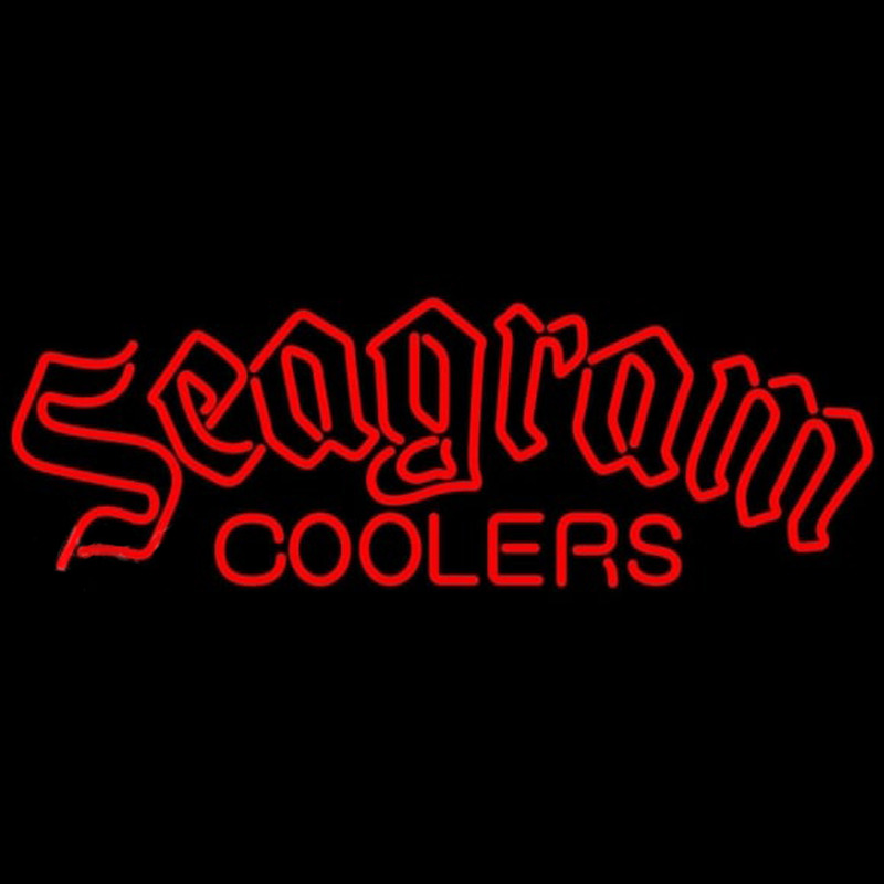 Seagram Logo Wine Coolers Beer Sign Leuchtreklame