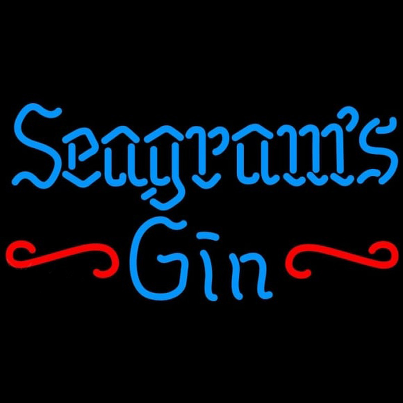 Seagrams 7 Promotional Gin Beer Sign Leuchtreklame