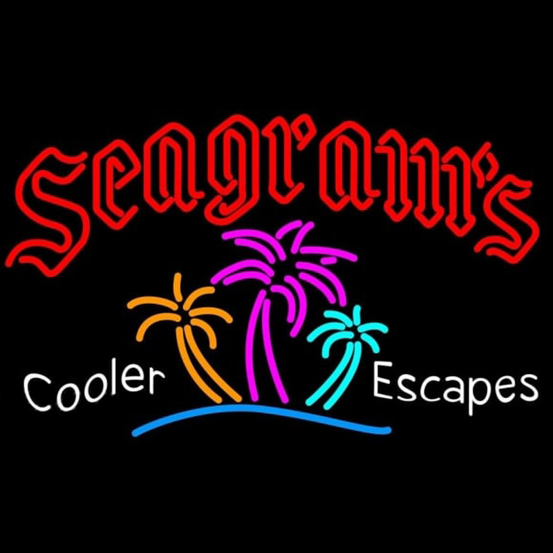 Seagrams Wild Berry Margarita Strawberry Daiquiri Wine Coolers Beer Sign Leuchtreklame
