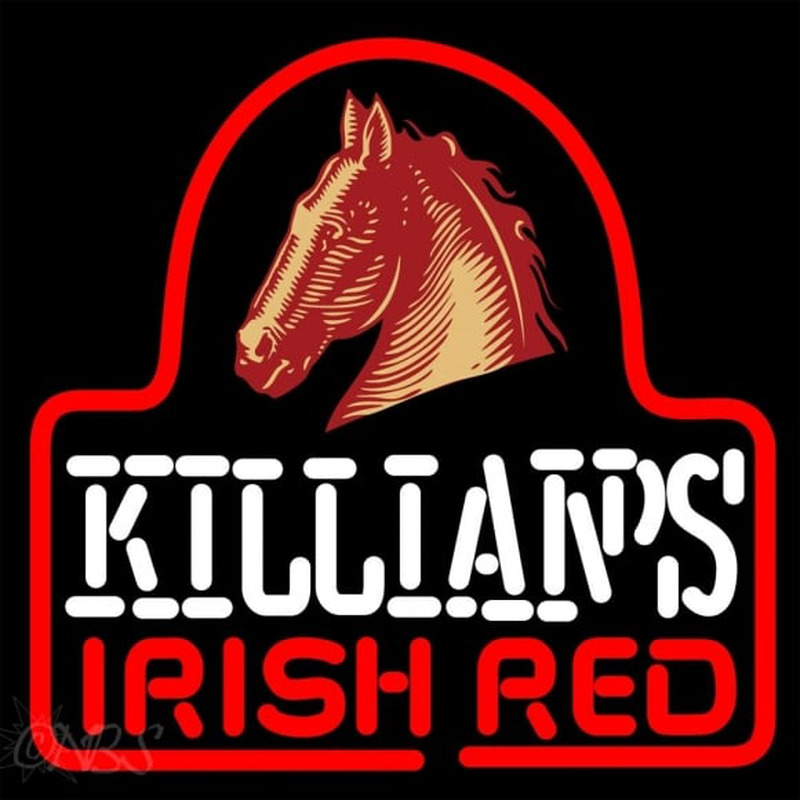 Sgeorge Killians Irish Red Horse Head Beer Sign Leuchtreklame