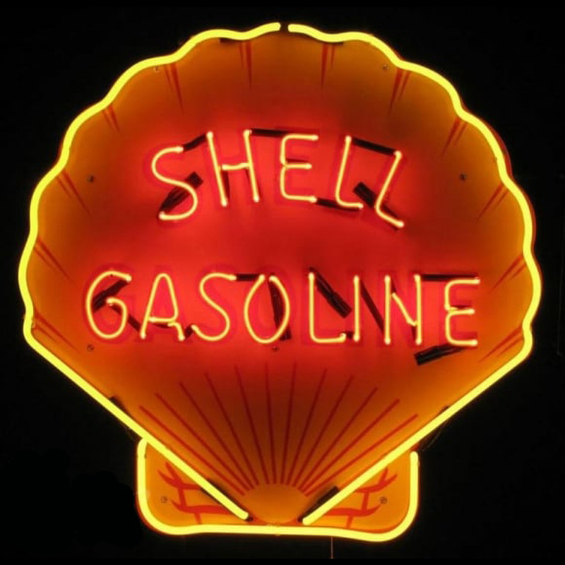 Shell Gasoline Leuchtreklame