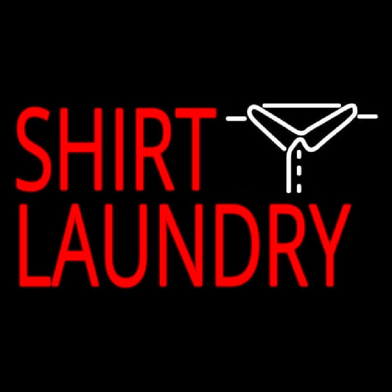 Shirt Laundry Leuchtreklame