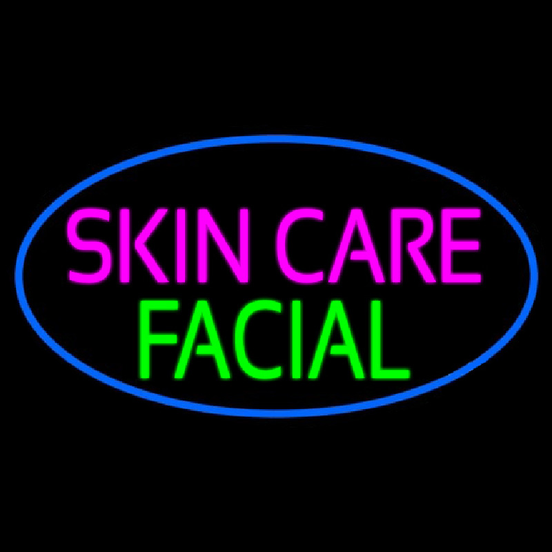 Skin Care Facial Leuchtreklame