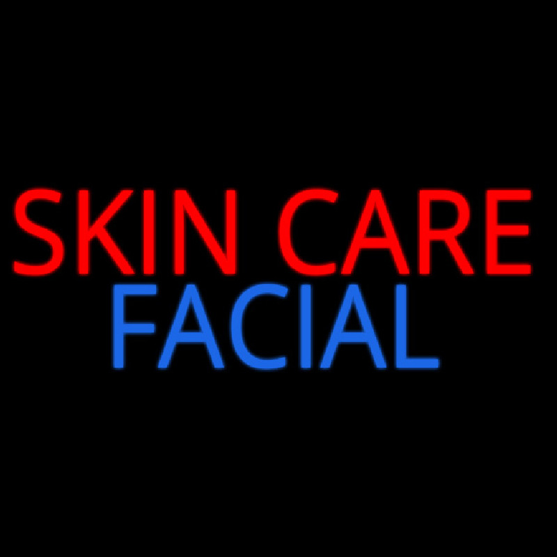 Skin Care Facial Leuchtreklame