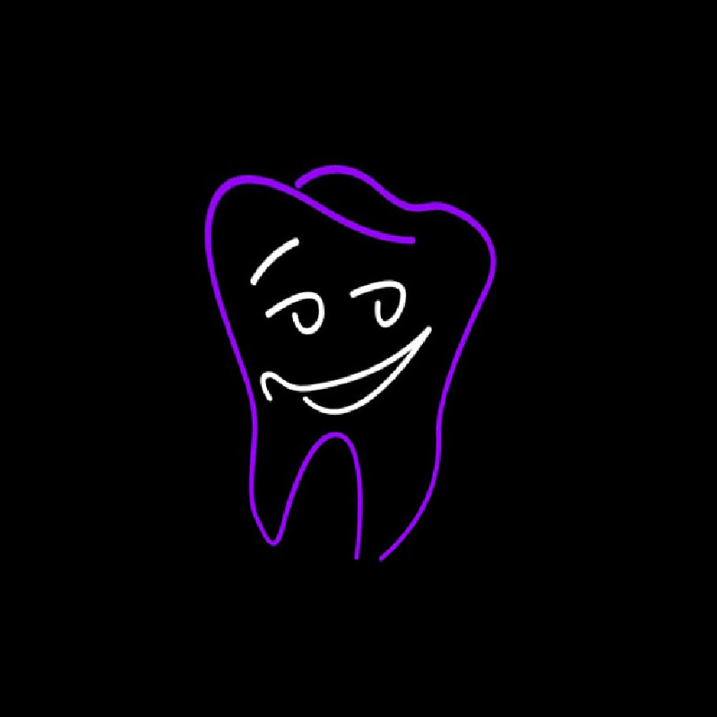 Smiling Dental Logo Leuchtreklame