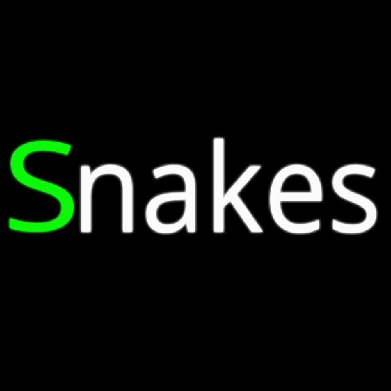 Snakes Leuchtreklame