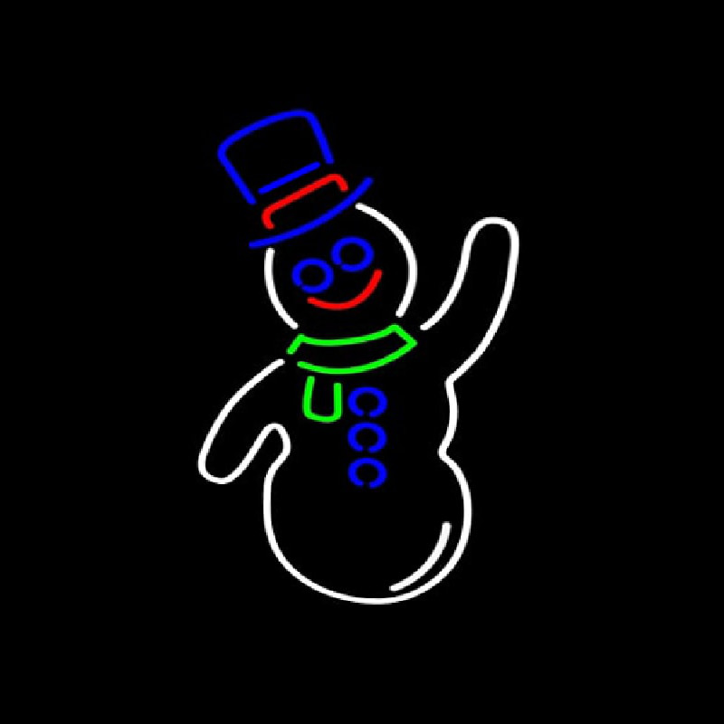 Snowman Leuchtreklame