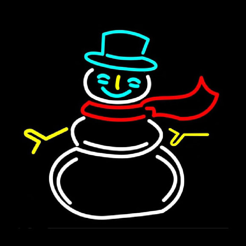 Snowman Leuchtreklame