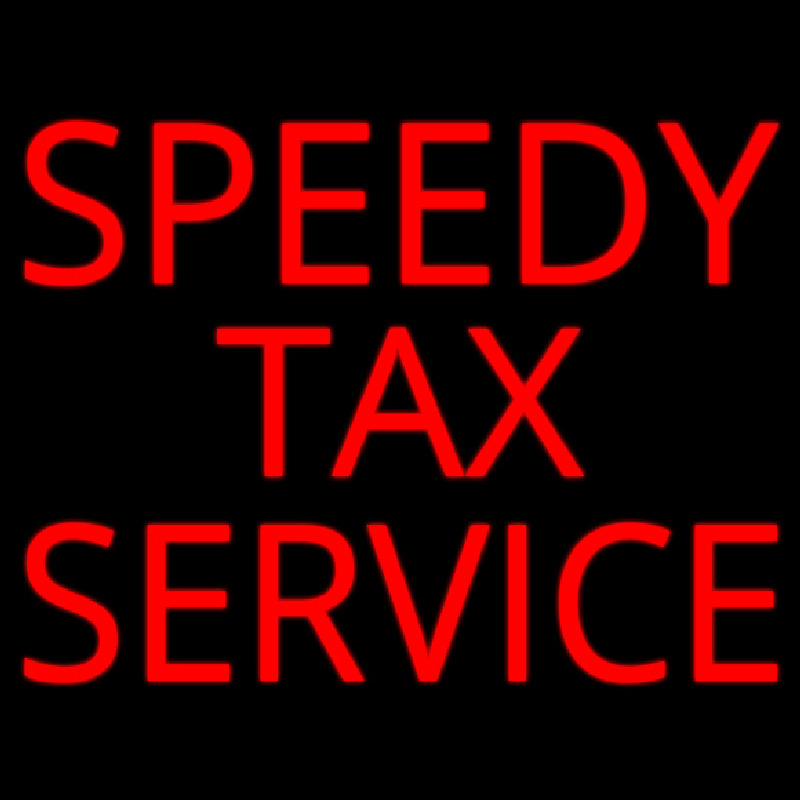 Speedy Ta  Service Leuchtreklame