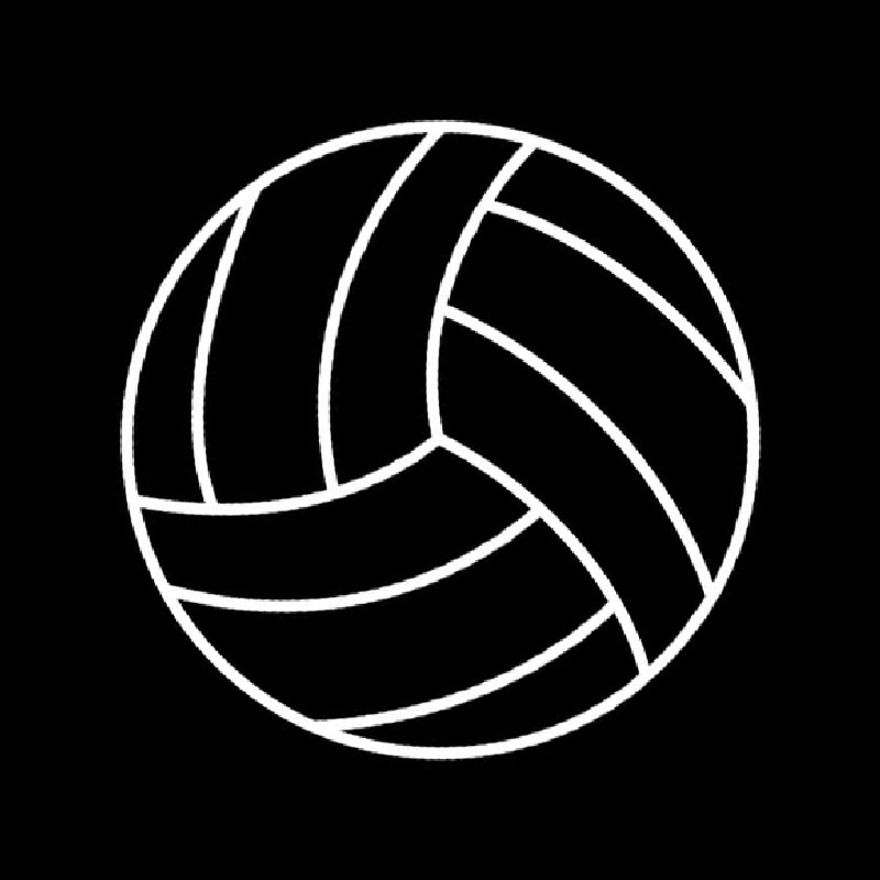 Sports Volleyball Icon Leuchtreklame