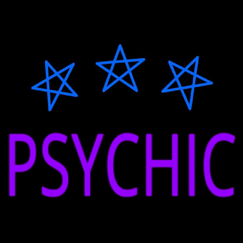 Star Psychic Leuchtreklame