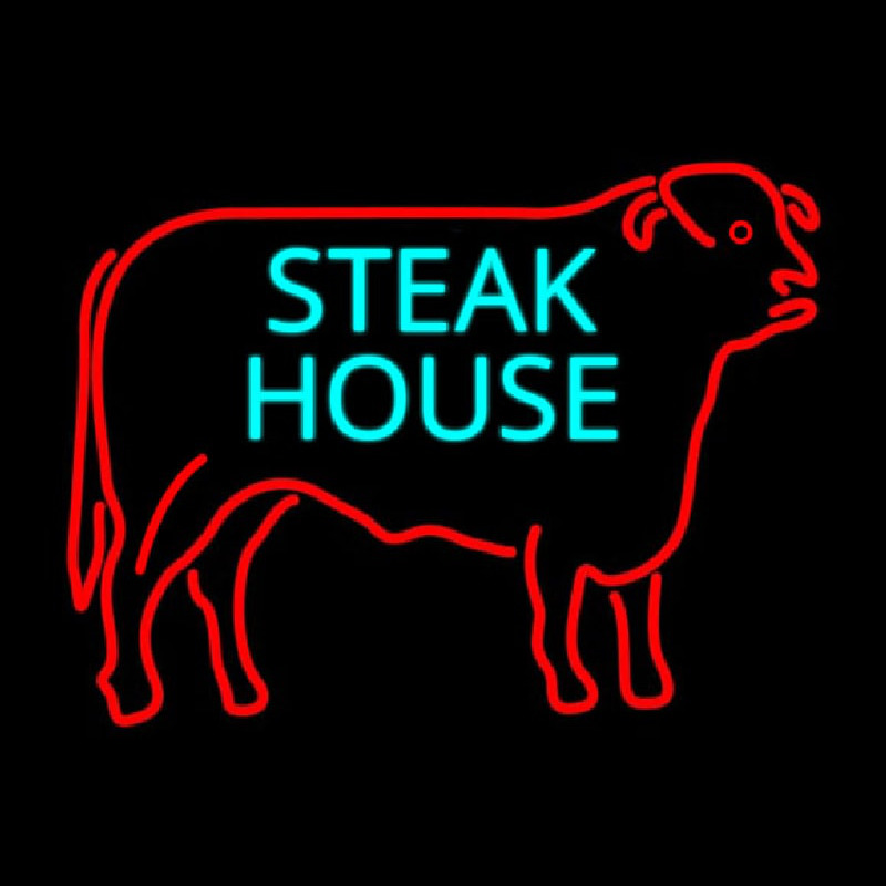 Steakhouse Logo Leuchtreklame