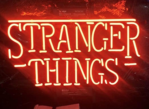 Stranger Things Leuchtreklame