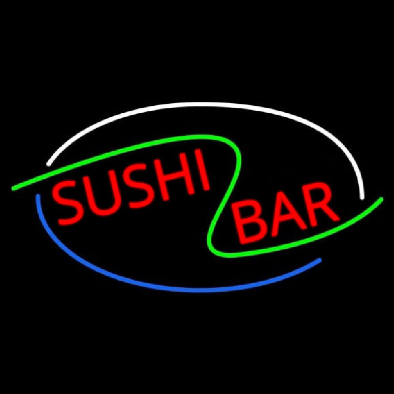 Stylish Sushi Bar Leuchtreklame