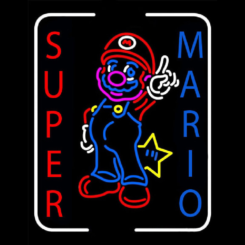 Super Mario Leuchtreklame