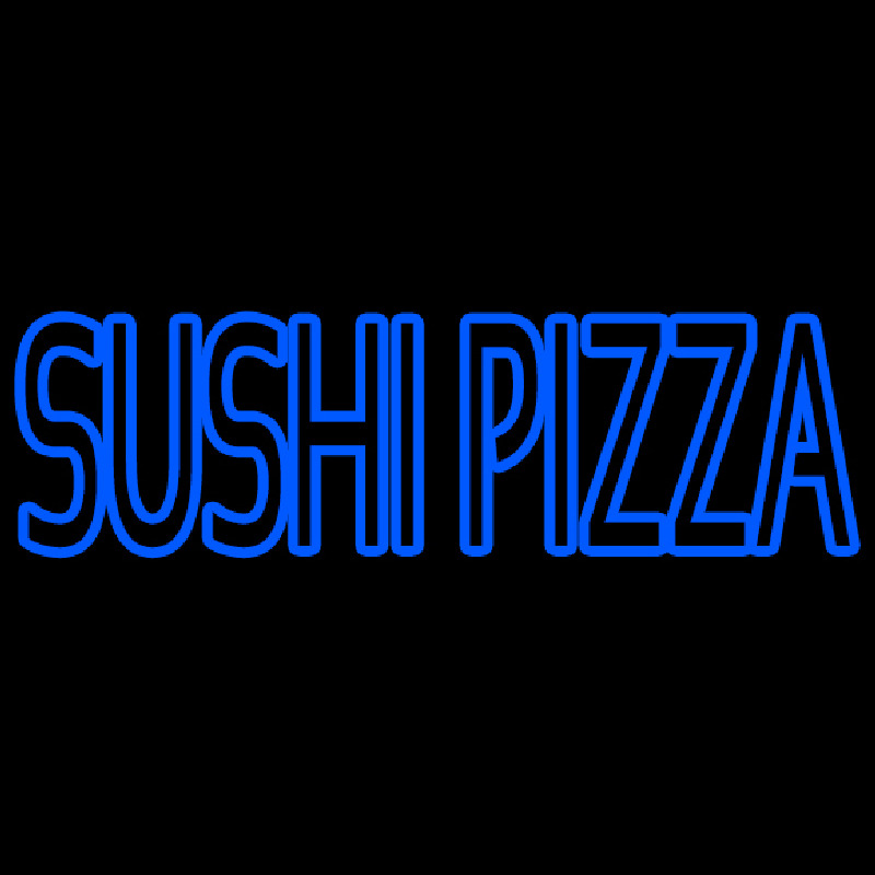 Sushi Pizza Leuchtreklame