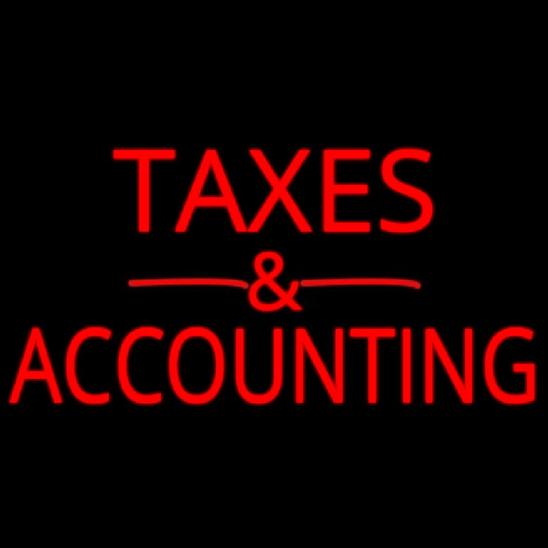 Ta es And Accounting Leuchtreklame