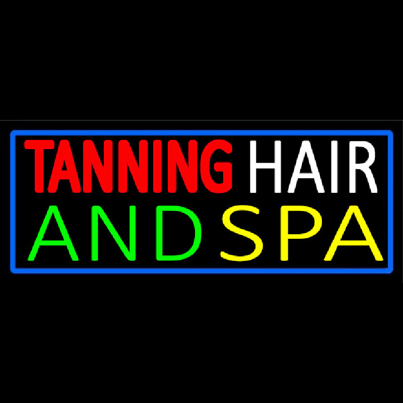 Tanning Hair And Spa Leuchtreklame