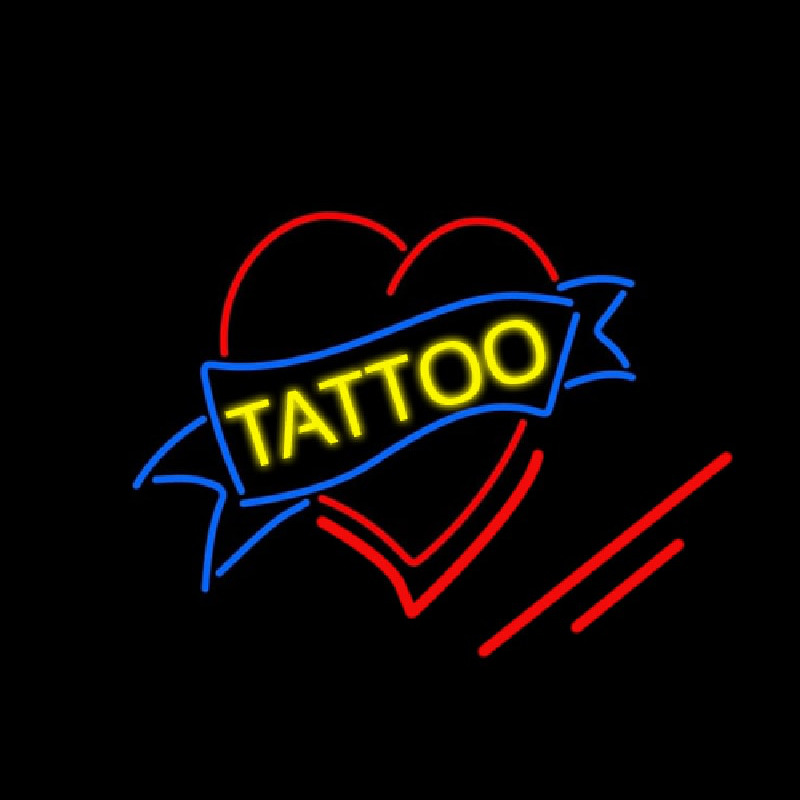 Tattoo Inside Heart Leuchtreklame