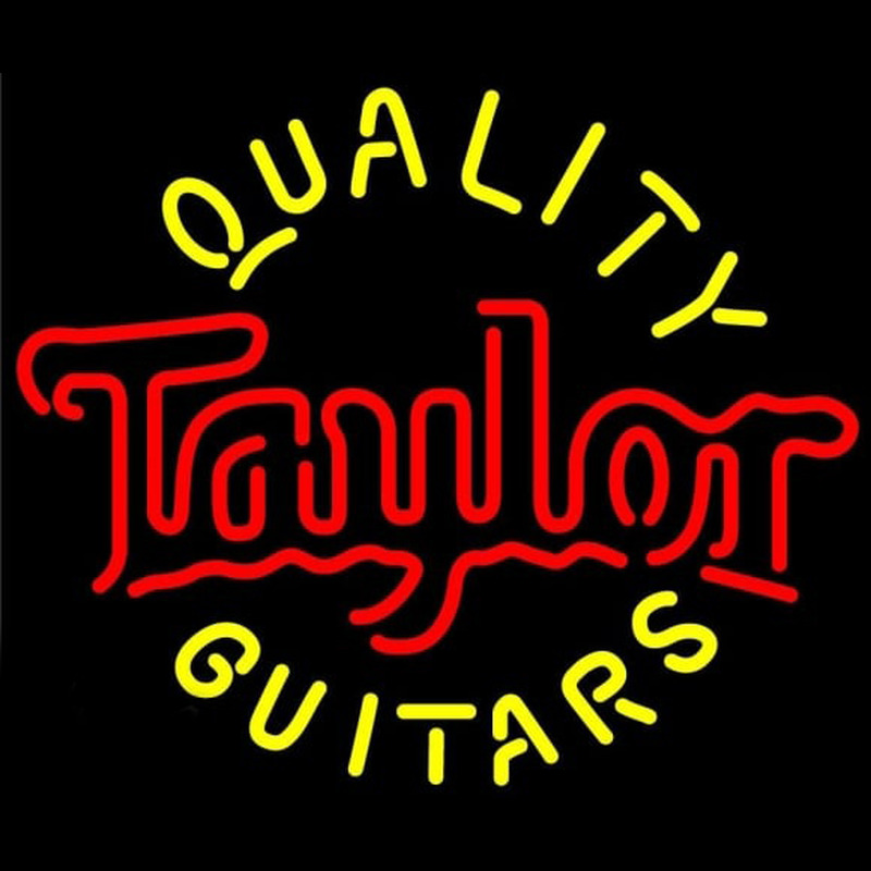 Taylor Quality Guitars Beer Sign Leuchtreklame