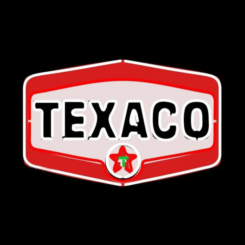 Te aco Gasoline Logo Leuchtreklame