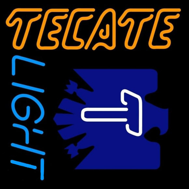 Tecate Light Beer Sign Leuchtreklame