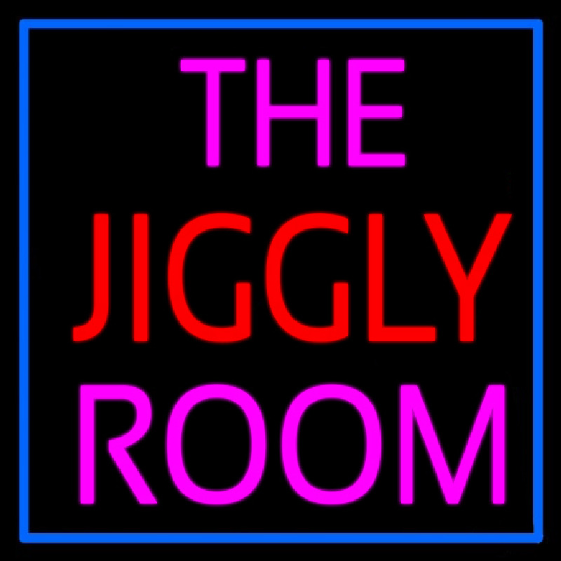The Jiggly Room Leuchtreklame