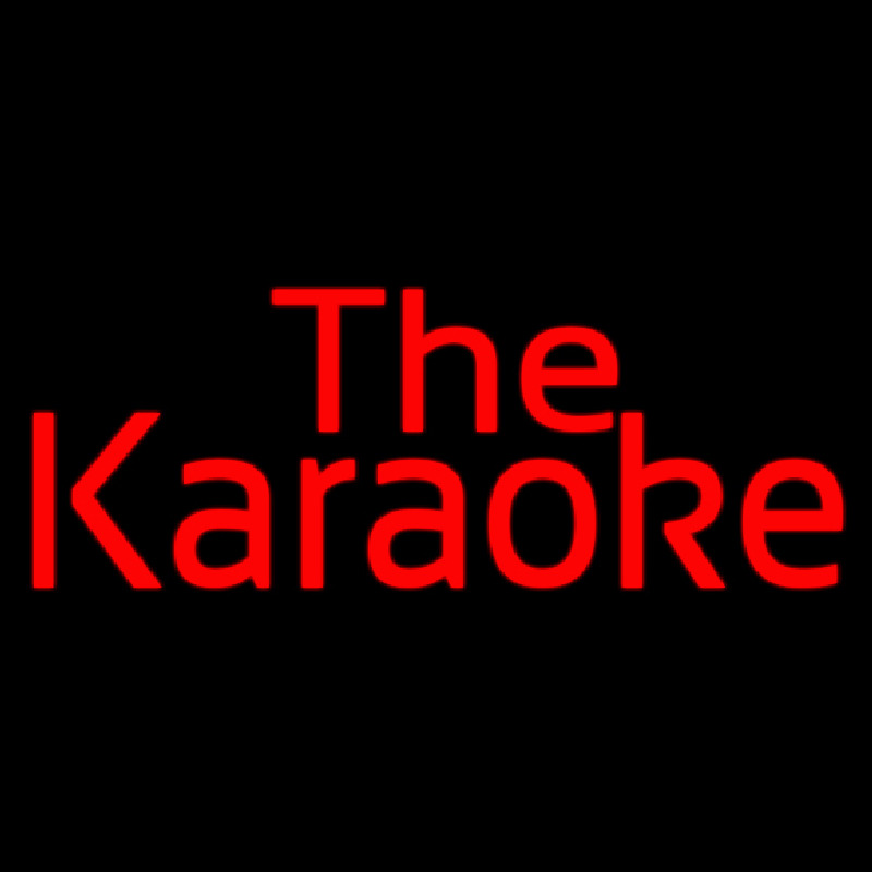 The Karaoke Leuchtreklame