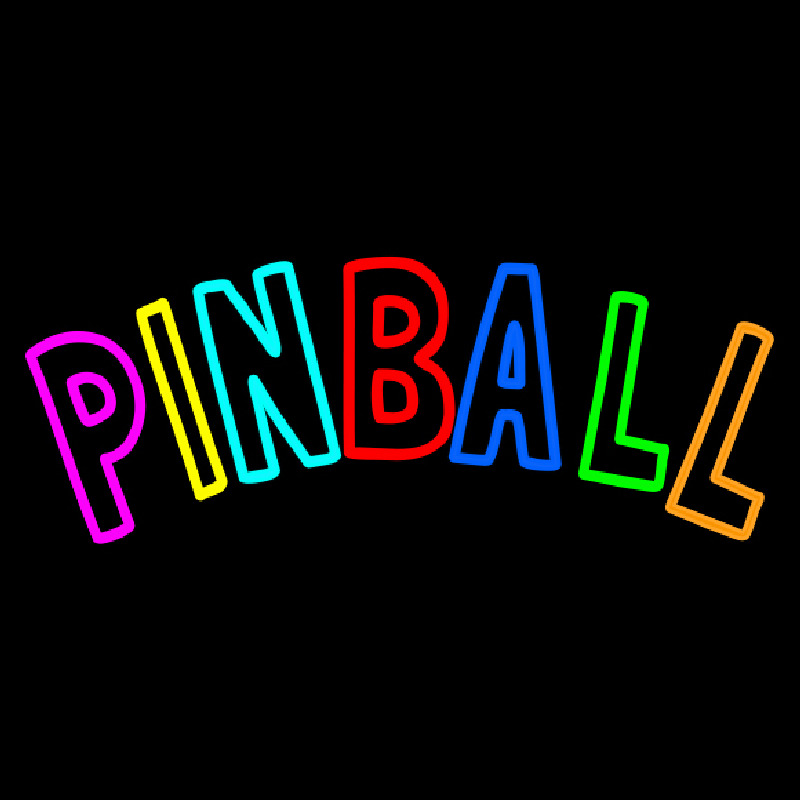 Tourquoise Pinball 2 Leuchtreklame