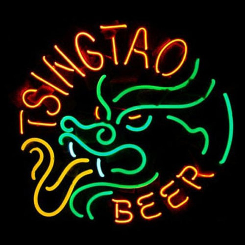Tsingtao Bier Bar Offen Leuchtreklame