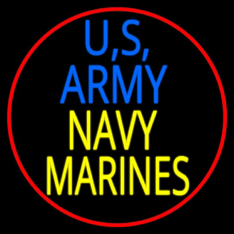 Us Army Navy Marines Leuchtreklame