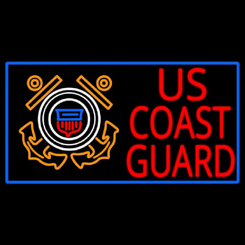 Us Coast Guard Logo Leuchtreklame