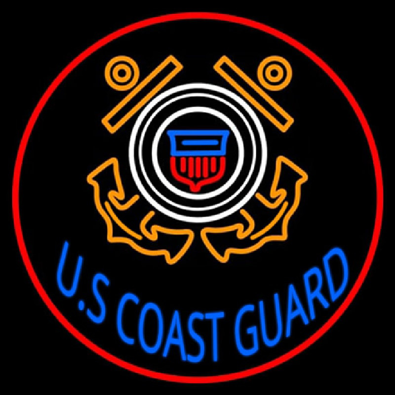 Us Coast Guard Logo Leuchtreklame