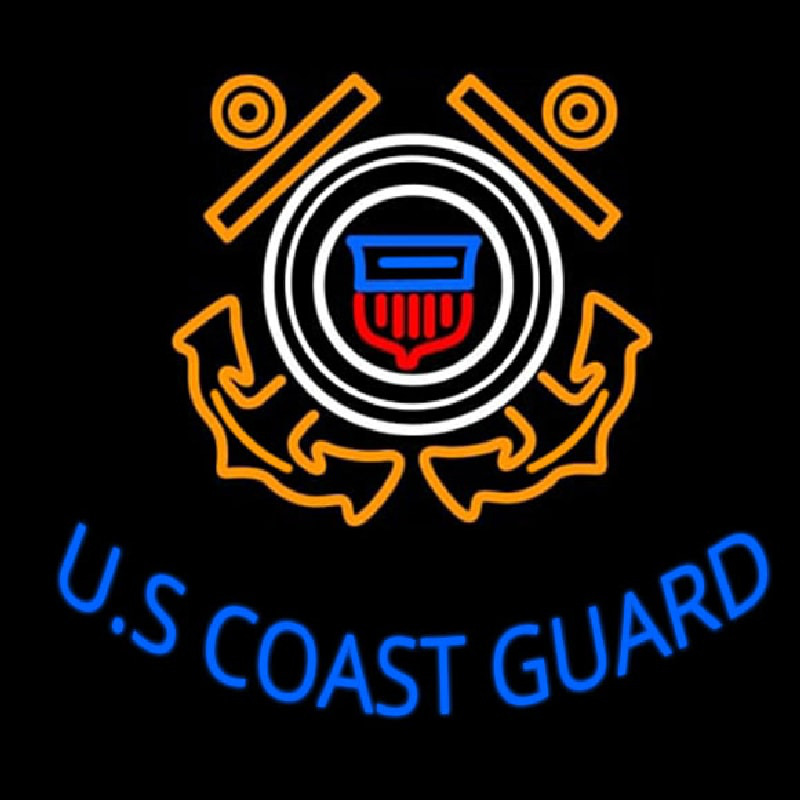 Us Coast Guard Logo Leuchtreklame