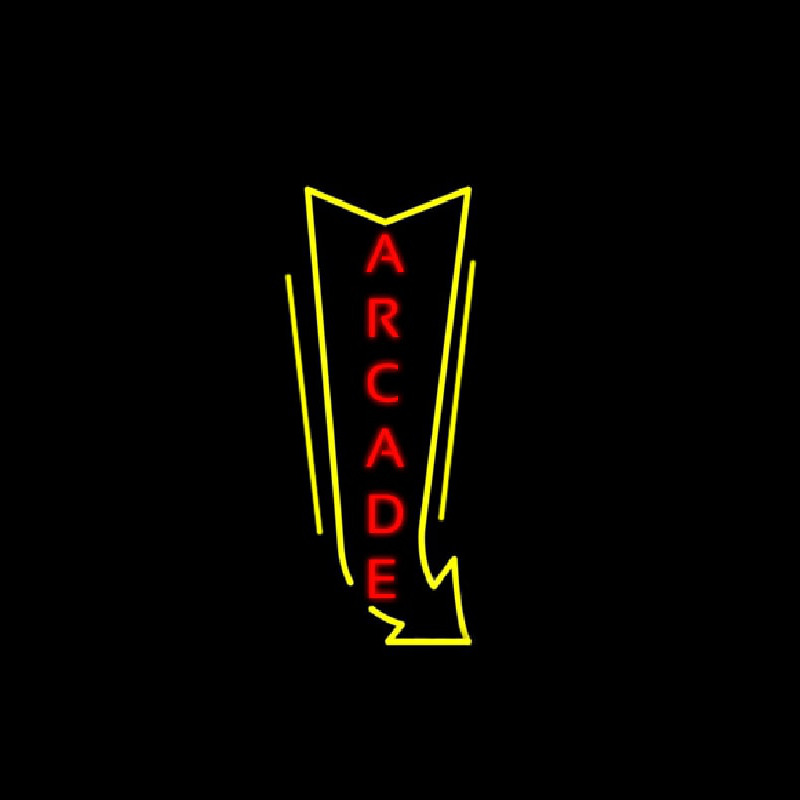 Vertical Arcade Logo Leuchtreklame
