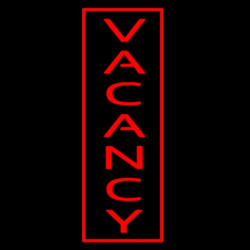 Vertical Vacancy Leuchtreklame