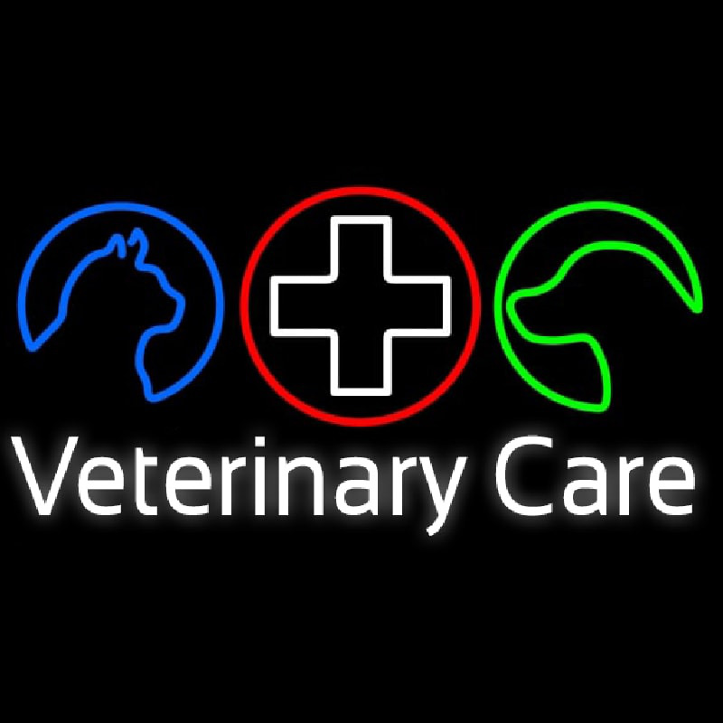 Veterinary Care Leuchtreklame