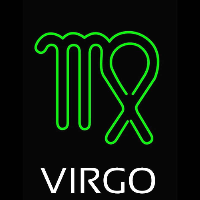 Virgo Logo Leuchtreklame