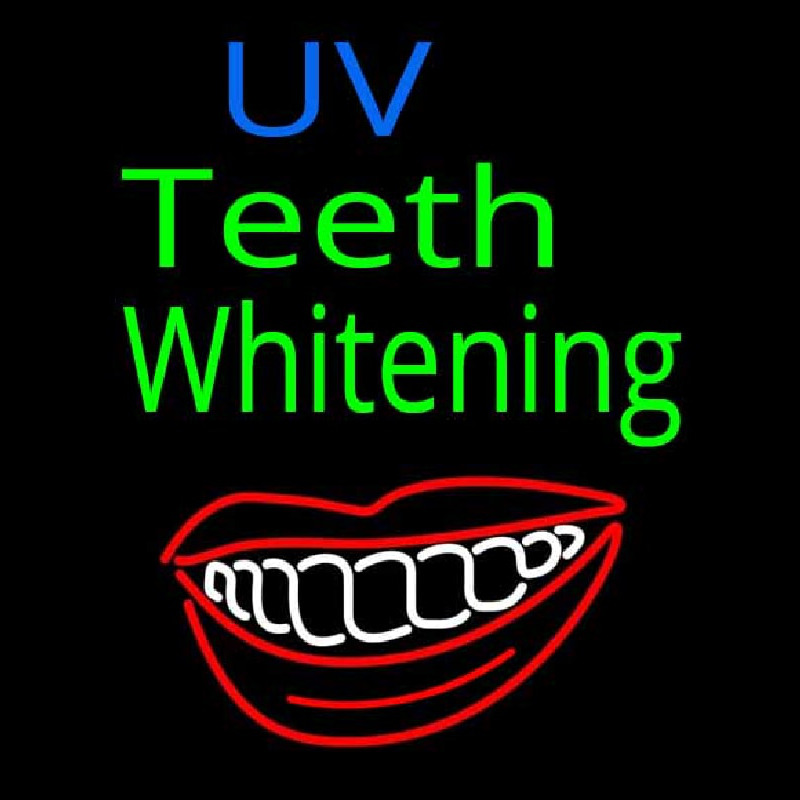 Vu Teeth Whitening Leuchtreklame
